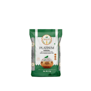 Inari Rice Platinum XXXL Ultra Premium Basmati Rice, Long Grain Aromatic Rice, Extra Long Slender Grains, Perfect for Biryani, Pulao & Daily Cooking, High Quality Aged Rice