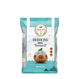 Inari Rice Diamond XXXL Premium Basmati Rice, Long Grain Aromatic Rice, Extra Long Fluffy Grains, Ideal for Biryani, Pulao & Daily Cooking, Aged Rice Quality