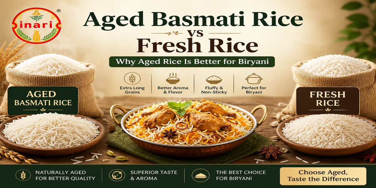 Aged Basmati rice vs Fresh Rice: Why Aged Rice Is Better for Biryani